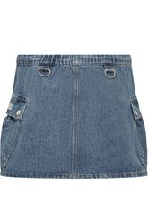 Denim Cargo Miniskirt - Coperni | Lidia Shopping