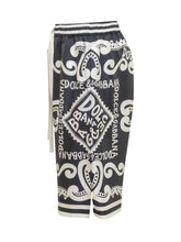 Shorts Jogging in Twill di Seta Marina - Dolce & Gabbana | Lidia Shopping