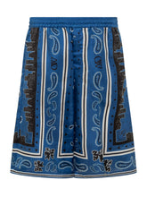 Shorts con Motivo Bandana - Off White | Lidia Shopping