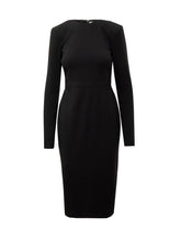 Classic T-Shirt Fitted Midi Dress - Victoria Beckham | Lidia Shopping