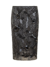 Skirt with Floral Decoration - Des Phemmes | Lidia Shopping