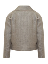 Biker Metallic Boucle Jacket - Herno | Lidia Shopping