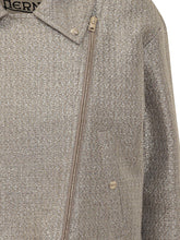 Biker Metallic Boucle Jacket - Herno | Lidia Shopping