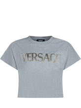 T-shirt a Girocollo con Logo - Saldi | Lidia Shopping