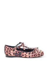 Leopard Satin Ballerina - Jeffrey Campbell | Lidia Shopping