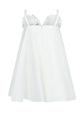 Abito Bianco con Spalline e Applicazione - Elisabetta Franchi Bambini | Lidia Shopping