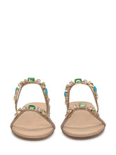 Sandal double band monacale multicolor - Emanuela Caruso Capri | Lidia Shopping