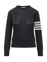 Relaxed Fit Pullover With Four Bars - Collezione Happy Birthday | Lidia Shopping