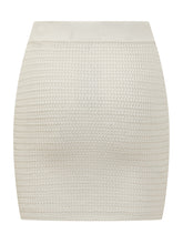 Knitted Mini Skirt with Logo Details Amiri - Amiri | Lidia Shopping