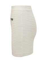 Knitted Mini Skirt with Logo Details Amiri - Amiri | Lidia Shopping