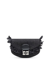 Borsa Black Demìnim Mini - Ganni | Lidia Shopping