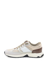 Tod s Sneakers in Pelle e Tessuto Beige - Collezione Happy Birthday | Lidia Shopping