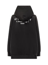 Givenchy Felpa Nera con Cappuccio e Logo - Givenchy | Lidia Shopping