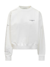 Felpa bianca Givenchy con logo - Givenchy | Lidia Shopping