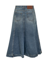 Gonna Victoria Beckham in Denim Svasato - Saldi | Lidia Shopping