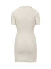 Self-Portrait Abito Corto in Bouclé Avorio - Promo Extra 10% | Lidia Shopping