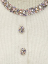 Self-Portrait Cardigan Crop Avorio - Promo Extra 10% | Lidia Shopping