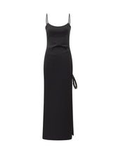 Coperni Black Long Dress with Thin Straps - Coperni | Lidia Shopping