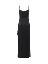Coperni Black Long Dress with Thin Straps - Coperni | Lidia Shopping