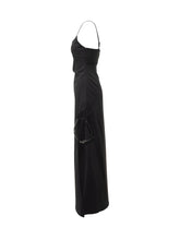 Coperni Black Long Dress with Thin Straps - Coperni | Lidia Shopping
