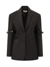 Coperni Black Blazer with Strap Detail - Coperni | Lidia Shopping