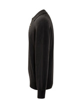 A Paper Kid Maglia Polo Nera In Lana Con Bottoni - A Paper Kid | Lidia Shopping