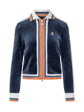 Casablanca Velvet Zip Sweatshirt - Casablanca | Lidia Shopping