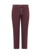 Dondup burgundy stretch trousers - Dondup | Lidia Shopping