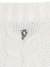 Maglione Dondup Bianco in Maglia Treccia - Dondup | Lidia Shopping