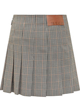 MSGM Pleated Checked Skirt - Msgm | Lidia Shopping