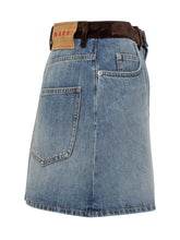 Gonna Marni in Denim con Dettagli a Contrasto - Marni | Lidia Shopping