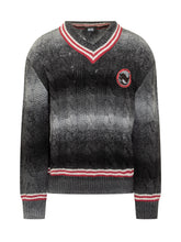 GCDS Cable Knit V-Neck Sweater - Fall/Winter 2025 - On Sale - Uomo | Lidia Shopping