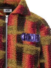 GCDS Multicolor Check Sherpa Jacket - Fall/Winter 2025 - On Sale - Uomo | Lidia Shopping
