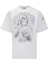 GCDS T-Shirt with Grim Reaper Print - Fall/Winter 2025 - On Sale - Uomo | Lidia Shopping