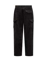 GCDS Black Velvet Cargo Pants - Fall/Winter 2025 - On Sale - Uomo | Lidia Shopping
