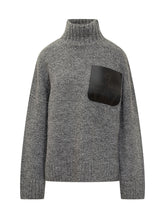 JW Anderson grey sweater with pocket - J W Anderson | Lidia Shopping