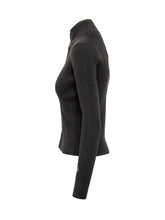 J.W. Anderson Black Ribbed Zip-up Cardigan - J W Anderson | Lidia Shopping
