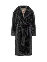 Herno Faux Fur Coat with Belt - Herno | Lidia Shopping