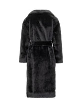 Herno Faux Fur Coat with Belt - Herno | Lidia Shopping