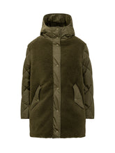 Herno Green Parka with Shearling Details - Herno | Lidia Shopping