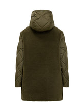 Herno Green Parka with Shearling Details - Herno | Lidia Shopping