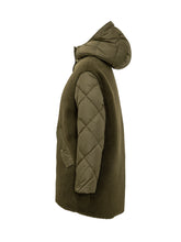 Herno Green Parka with Shearling Details - Herno | Lidia Shopping