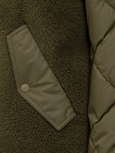 Herno Green Parka with Shearling Details - Herno | Lidia Shopping