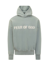 Felpa con Cappuccio Celeste con Logo Fear of God - Fall/Winter 2025 - On Sale - Uomo | Lidia Shopping
