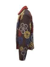 Kenzo Cotton Jacket with Multicolor Floral Print - Fall/Winter 2025 - On Sale - Uomo | Lidia Shopping