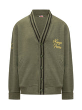 Kenzo Cotton Cardigan with Logo Embroidery - Fall/Winter 2025 - On Sale - Uomo | Lidia Shopping