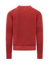 Kenzo Red Crew Neck Sweater for Men - Fall/Winter 2025 - On Sale - Uomo | Lidia Shopping