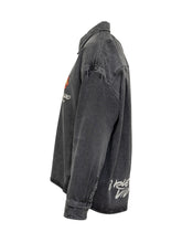 Kenzo Black Denim Shirt with Floral Embroidery - Kenzo | Lidia Shopping