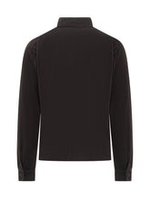 Stone Island Polo Manica Lunga con Logo Nero Uomo - Fall/Winter 2025 - On Sale - Uomo | Lidia Shopping