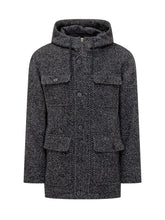 Wool Chevron Coat with Hood - Fall/Winter 2025 - On Sale - Uomo | Lidia Shopping